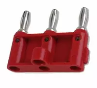 2970 Triple Banana Plug Red